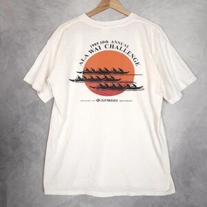 Vintage Outrigger Hawaii Shirt Mens Large Ala Wai Challenge 1995 Tee